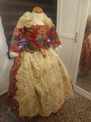 Traje de Fallera Niña Siglo XVIII + corpiño liso