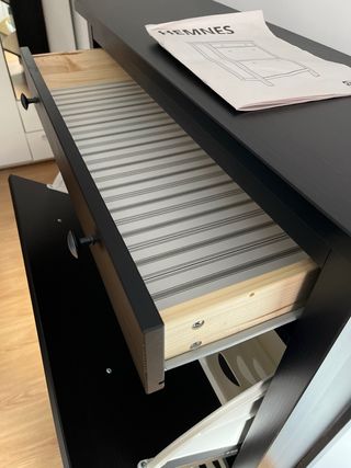 Zapatero Ikea Hemnes Negro