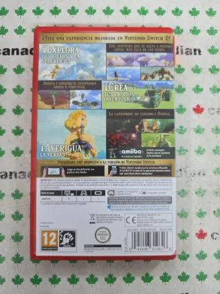Pack Zelda Tears of the Kingdom y Breath of the Wi