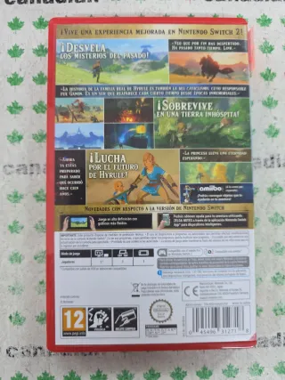 Pack Zelda Tears of the Kingdom y Breath of the Wi