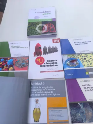 Cto. de libros de laboratorio clinico y biomedico