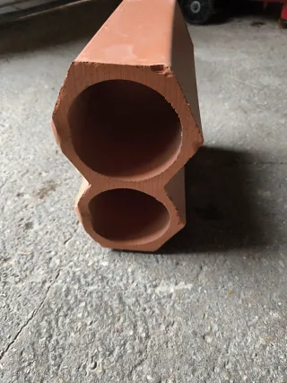Ladrillo botellero doble terracota