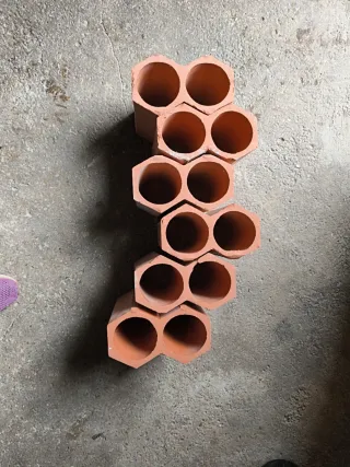 Ladrillo botellero doble terracota