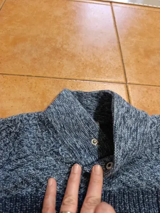 Jersey bebé cuello shawl talla 36m