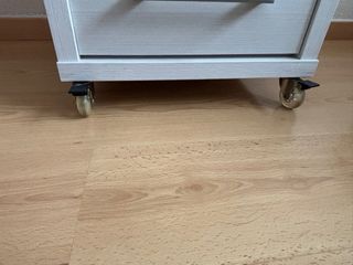Cajonera con ruedas madera y metal