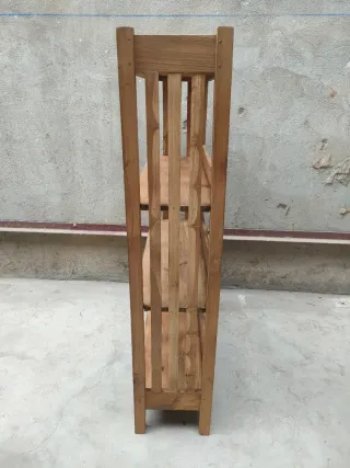 Estantería Colonial Madera Maciza