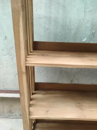 Estantería Colonial Madera Maciza