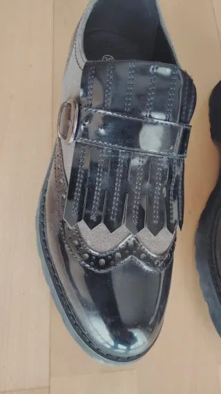 Zapatos charol vestir mujer talla 39