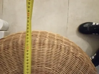 Mesa centro ratán y metal