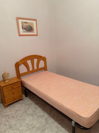 Cama individual somier y colchón
