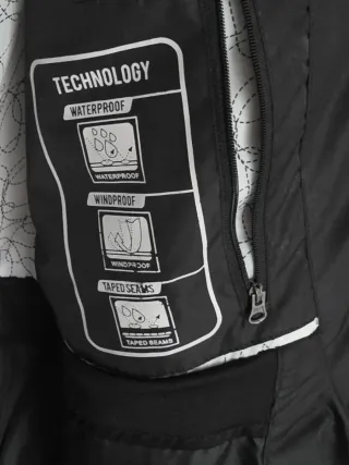 Chaqueta de esquí negra talla 42