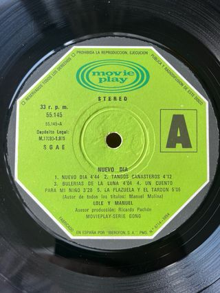 Lole y Manuel - Nuevo Día (1975) • Sin saltos