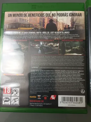 Lote 2 Juegos Xbox One: Mafia y Dishonored