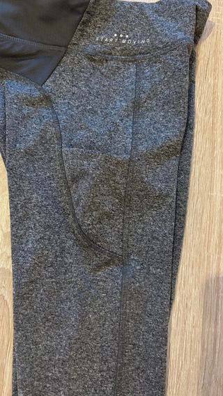 Leggings grises capri