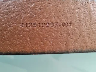 Cinturón Ralph Lauren Hebilla Dorada 113cm