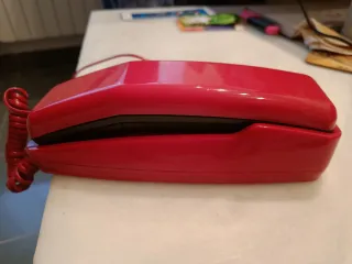 Teléfono fijo Lelux rojo