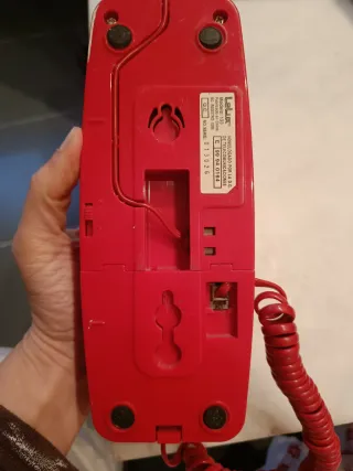 Teléfono fijo Lelux rojo