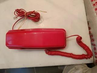 Teléfono fijo Lelux rojo