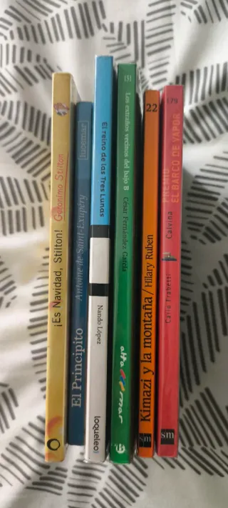 Lote libros tapa blanda