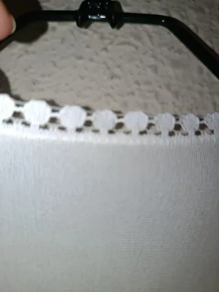 Bata larga VINTAGE romántica T.4 S/M NUEVA