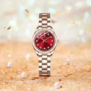 Reloj Sapphero Mujer Oro Rosa y Rojo