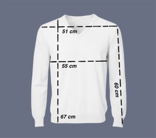 Jersey Lacoste Algodón Cuello V Azul Talla M