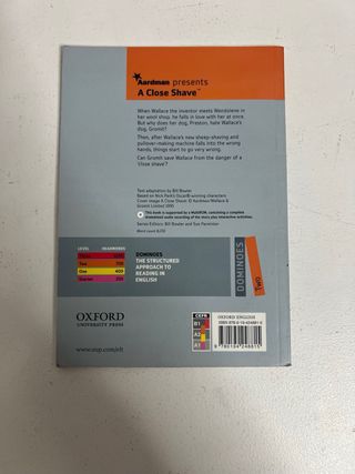 Libro Oxford a close shave book inglés