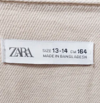 Mono vaquero ZARA beige