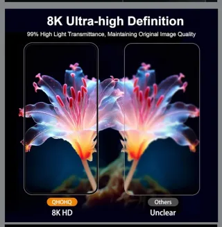 QHOHQ 3x Protezione Schermo iPhone 16 + 3x Lenti