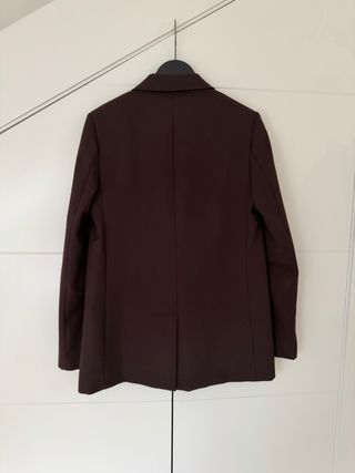 Completo da ufficio a due pezzi marrone Zara taglia M