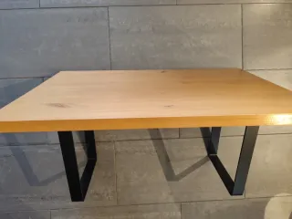 Mesa centro madera natural de pino (50 x 80 cm)