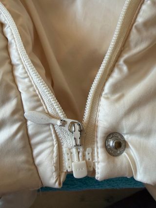 Abrigo acolchado Elle beige