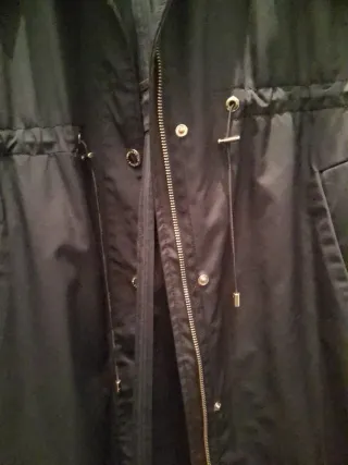 Gabardina Purificación Garcia Azul marino.