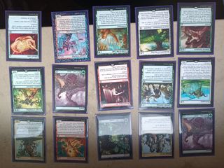 Proxy Deck Magic 100 cards +sleeves +Deckbox