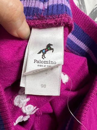 Pantalón niña fucsia y morado