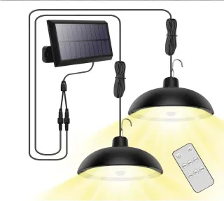 Lampada Campeggio Energia Solare con Pannello