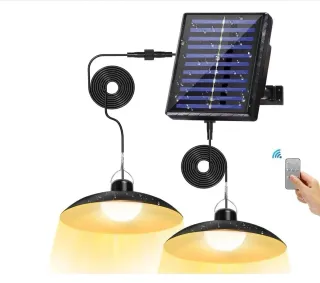 Lampada Campeggio Energia Solare con Pannello