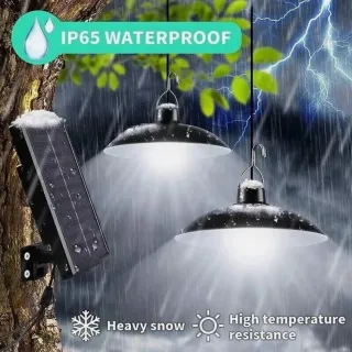 Lampada Campeggio Energia Solare con Pannello