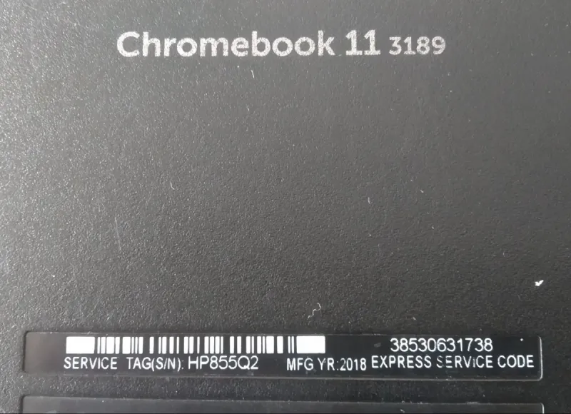 Portátil Dell Chromebook Negro afbeelding 4