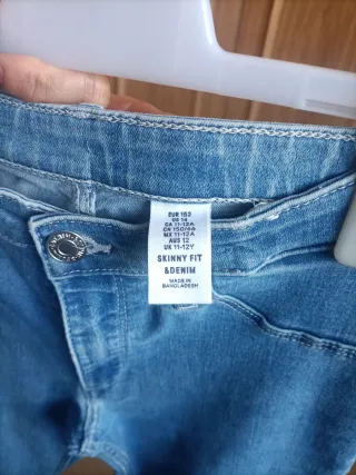 Pantalón vaquero niña...talla 11-12