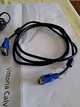 4 Cavi TV PC Ethernet VGA Alimentazione 2 Poli