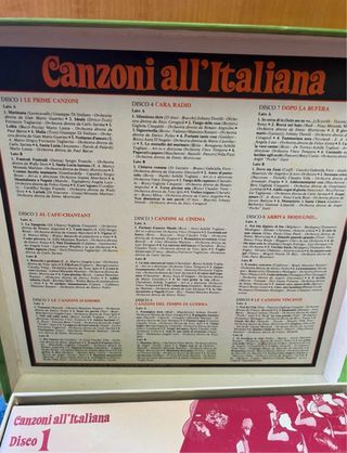 Canzoni all'italiana 9 Vinili