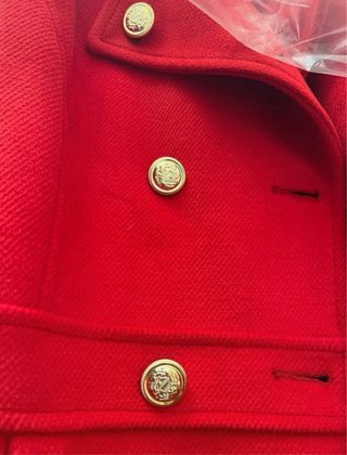 Cappotto donna rosso