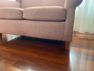 Butaca orejera doble tela