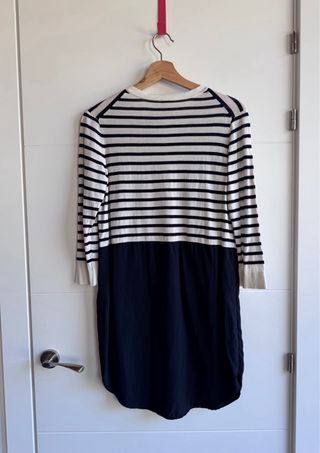 Vestido camisero de COS de rayas seda