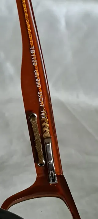 Occhiali da vista Timberland neri e arancioni