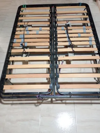 Cama articulada 2 motores de 1.35 de ancho