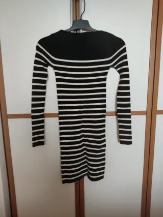 Vestido de punto rayas