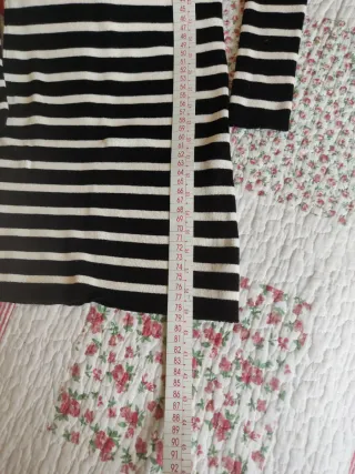 Vestido de punto rayas