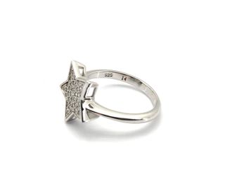 anillo plata 925mm con piedra con circonita